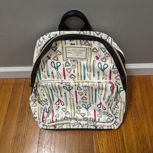 Betsey Johnson Fashion 101 School Supply backpack.